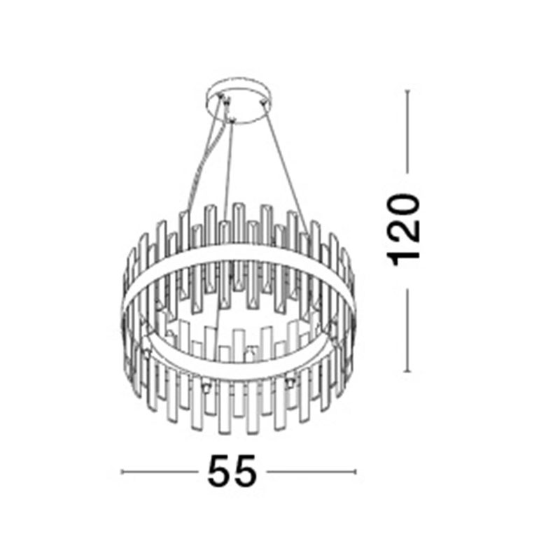Pakabinamas šviestuvas CROWN 9695218